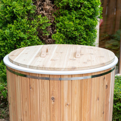 Dundalk Leisure Craft | 36" Round Cold Plunge Lid | Canadian Timber