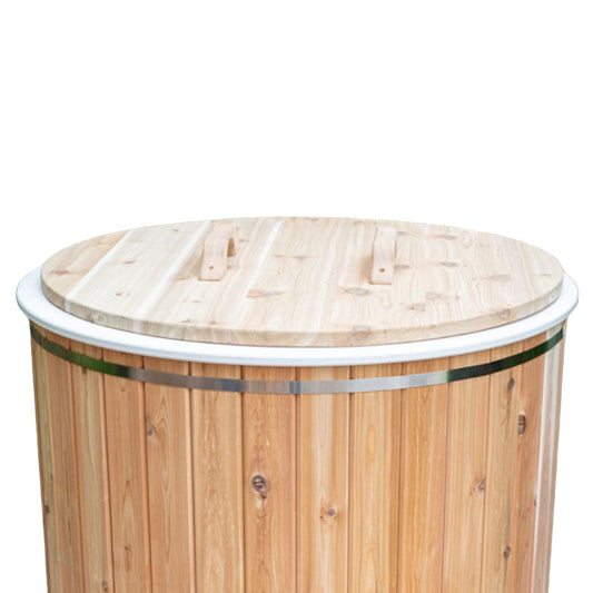 Dundalk Leisure Craft | 36" Round Cold Plunge Lid | Canadian Timber
