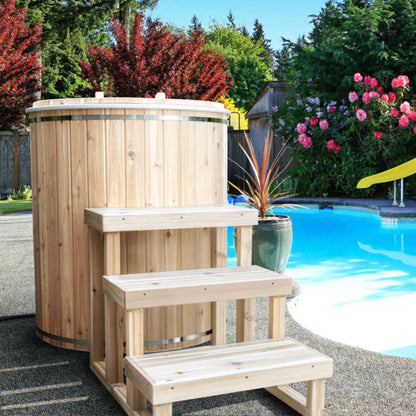 Dundalk LeisureCraft | The Baltic Cold Plunge Tub | Canadian Timber Collection