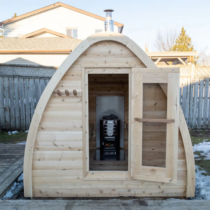 Dundalk LeisureCraft CT Minipod 4 Person Outdoor Sauna