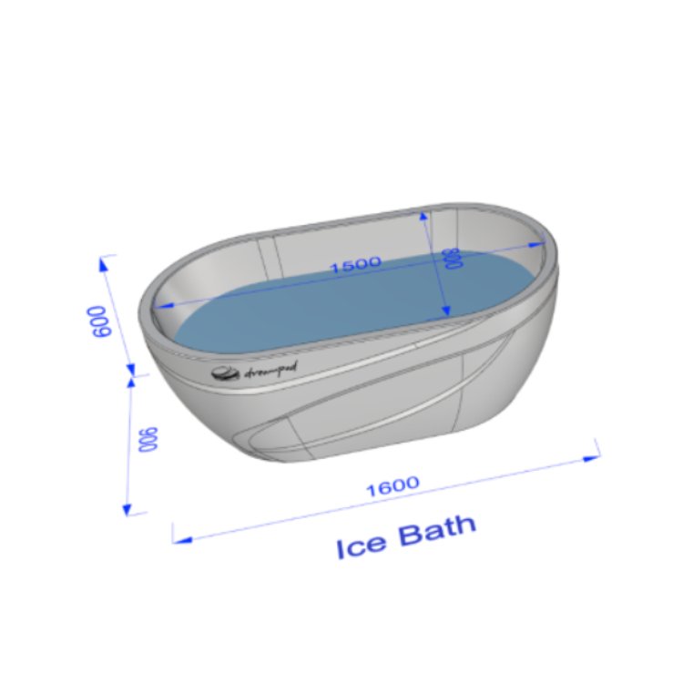 Ice Bath | DreamPod - Plunge Tub HubCold PlungeDreamPodPlunge Tub HubDRMPD-ICBTH-WHTWhiteACRYLIC PLUNGE TUBSBest SellersCold Plunge