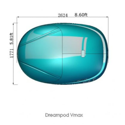 Vmax Float Pod | DreamPod - Plunge Tub HubFloat TankDreamPodPlunge Tub HubDRMPD-VMX-WTHWhiteBest SellersCommercial Float TanksDreamPod