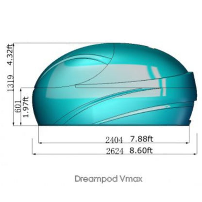 Vmax Float Pod | DreamPod - Plunge Tub HubFloat TankDreamPodPlunge Tub HubDRMPD-VMX-WTHWhiteBest SellersCommercial Float TanksDreamPod